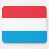 Luxemburger Flagge Mousepad (Vorne)