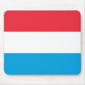Luxemburger Flagge Mousepad (Vorne)
