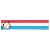 Luxemburger Flagge Namensplakette (Vorderseite)