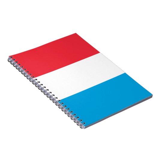 Luxemburger Flagge Notizblock (Rechte Seite)