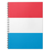 Luxemburger Flagge Notizblock (Vorderseite)
