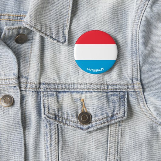 Luxemburger Flagge Patriotisch Button (Beispiel)