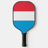 Luxemburger Flagge Pickleball Schläger (Vorderseite)