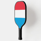 Luxemburger Flagge Pickleball Schläger (Links)