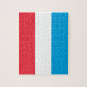 Luxemburger Flagge Puzzle (Vertikal)