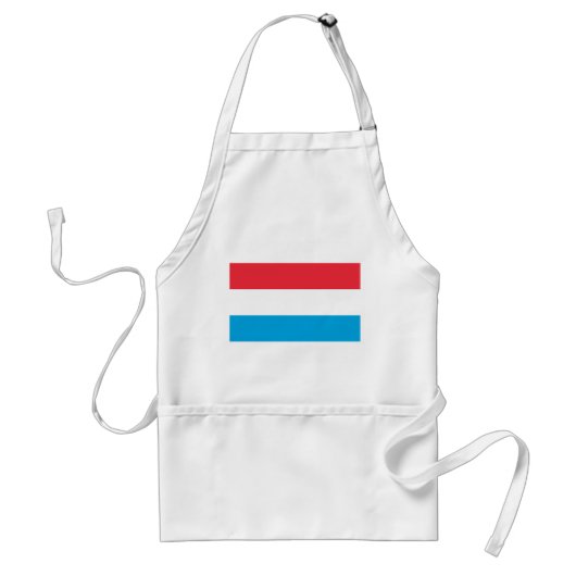 Luxemburger Flagge Schürze (Vorne)