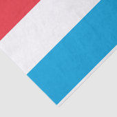 Luxemburger Flagge Seidenpapier (Ausschnitt)