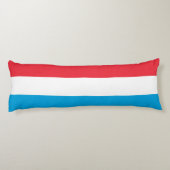Luxemburger Flagge Seitenschläferkissen (Rückseite)