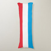 Luxemburger Flagge Seitenschläferkissen (Vorderseite Vertikal)
