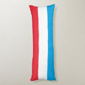 Luxemburger Flagge Seitenschläferkissen (Rückseite (Vertikal))