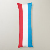 Luxemburger Flagge Seitenschläferkissen (Rückseite (Vertikal))