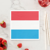 Luxemburger Flagge Serviette (Beispiel)