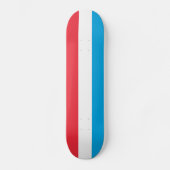 Luxemburger Flagge Skateboard (Vorderseite)