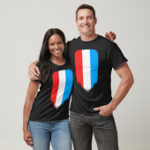Luxemburger Flagge T-Shirt (Unisex)