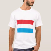 Luxemburger Flagge T-Shirt (Vorderseite)