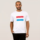 Luxemburger Flagge T-Shirt (Vorne ganz)