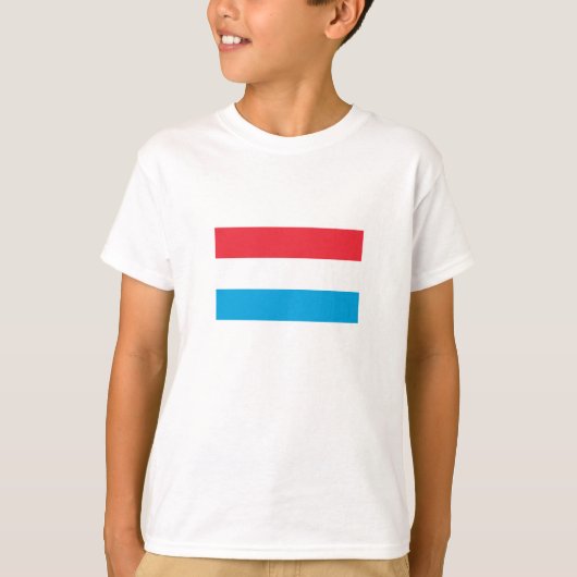Luxemburger Flagge T-Shirt (Vorderseite)