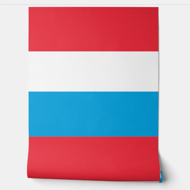 Luxemburger Flagge Tapete (Abrollen)