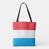 Luxemburger Flagge Tasche (Rückseite)