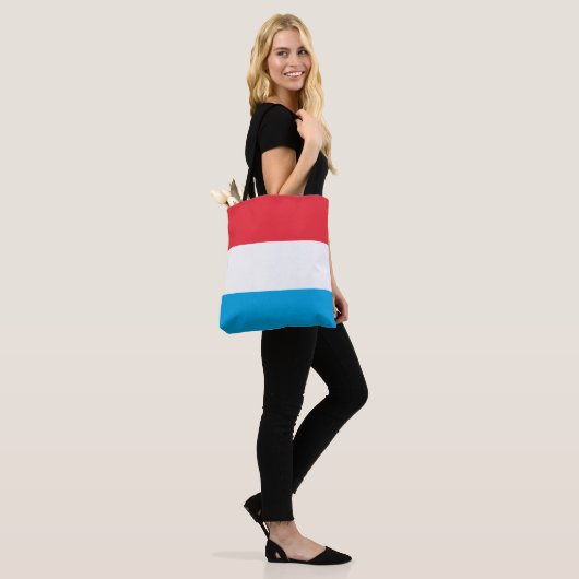 Luxemburger Flagge Tasche (Am Model)