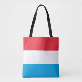 Luxemburger Flagge Tasche (Vorderseite)