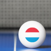 Luxemburger Flagge Tischtennisball (Netto)
