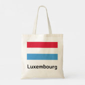 Luxemburger Flagge Tragetasche (Rückseite)