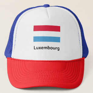 Luxemburger Flagge Truckerkappe