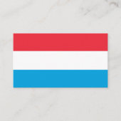 Luxemburger Flagge Visitenkarte (Vorderseite)