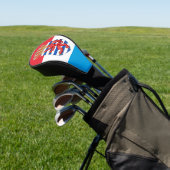 Luxemburger Flagge/Wappen Golf Headcover (In SItu)