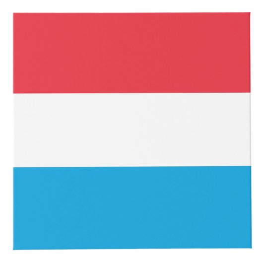 Luxemburger Flagge Würfel (Vorderseite)