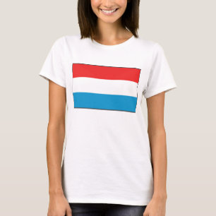 Luxemburger Flagge x Karte T - Shirt