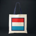 Luxemburger Flaggenbehälter Tragetasche<br><div class="desc">Eine vielseitige Tasche mit der Flagge Luxemburgs. Ein praktischer Artikel mit etwas luxemburgischem Stil.</div>