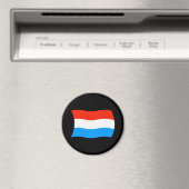 Luxemburger Flaggenmagnet Magnet (In Situ (Geschirrspüler))