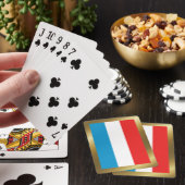 Luxemburger Flaggenplatzierungskarten Spielkarten (In Situ)