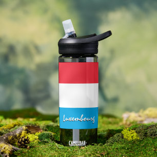 Luxemburger Flasche, patriotische Luxemburger Flag Trinkflasche
