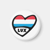 Luxemburger Ländercode - Leitfaden Herzstück LUX Magnet (Vorne)