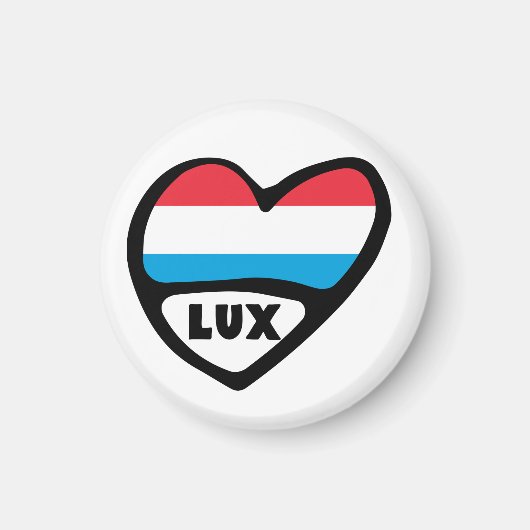 Luxemburger Ländercode - Leitfaden Herzstück LUX Magnet (Vorne)