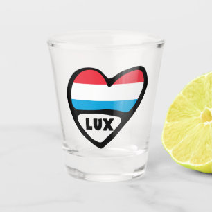Luxemburger Ländercode - Leitfaden Herzstück LUX Schnapsglas