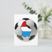 Luxemburger Nationalmannschaft Postkarte (Stehend Vorderseite)