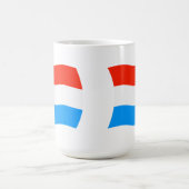 Luxemburger Tasse für Flaggen (Mittel)