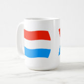 Luxemburger Tasse für Flaggen (Vorderseite Links)