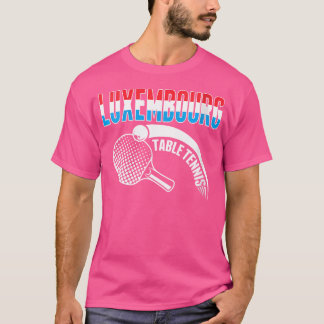 Luxemburger Tischtennisfans unterstützen Luxemburg T-Shirt
