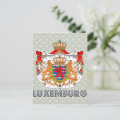 Luxemburger Wappen Postkarte (Stehend Vorderseite)