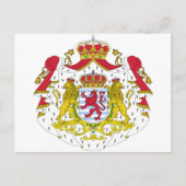 Luxemburger Wappen Postkarte (Vorderseite)