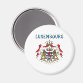 LUXEMBURGER Wappendecke Magnet (Vorderseite/Rückseite)