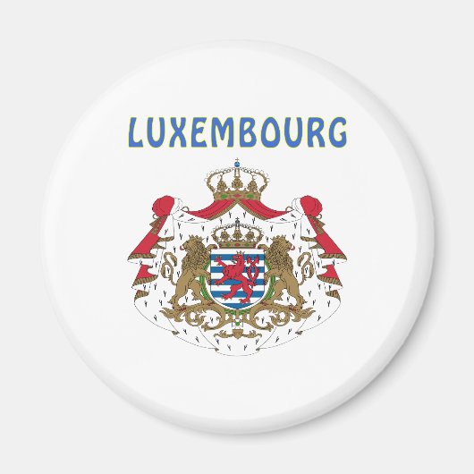 LUXEMBURGER Wappendecke Magnet (Vorne)
