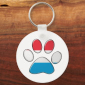 Luxemburgerkatze Schlüsselanhänger (Vorderseite)