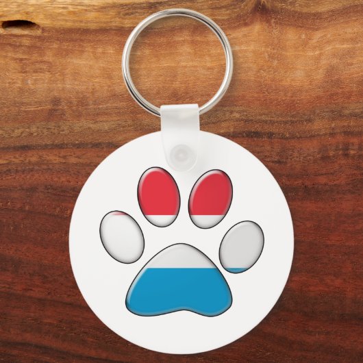 Luxemburgerkatze Schlüsselanhänger (Vorderseite)