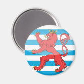 luxemburgisch magnet (Vorderseite/Rückseite)